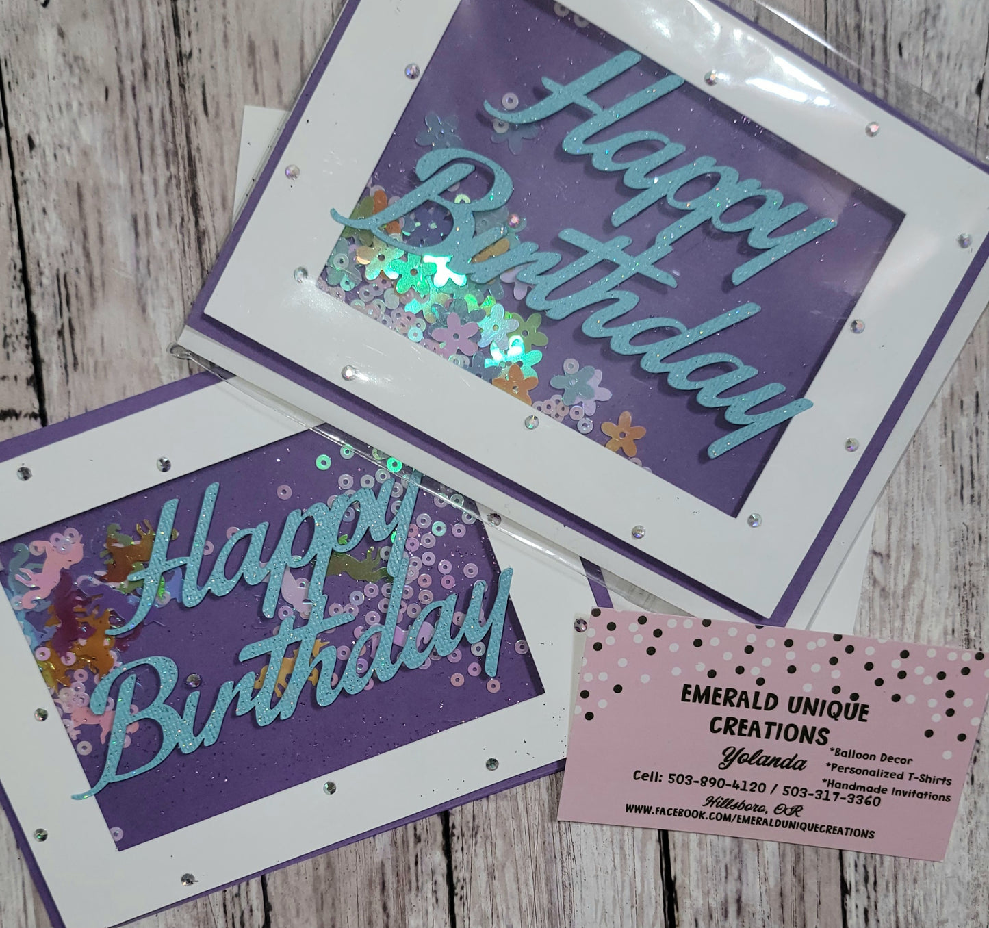 Birthday Shaker Card