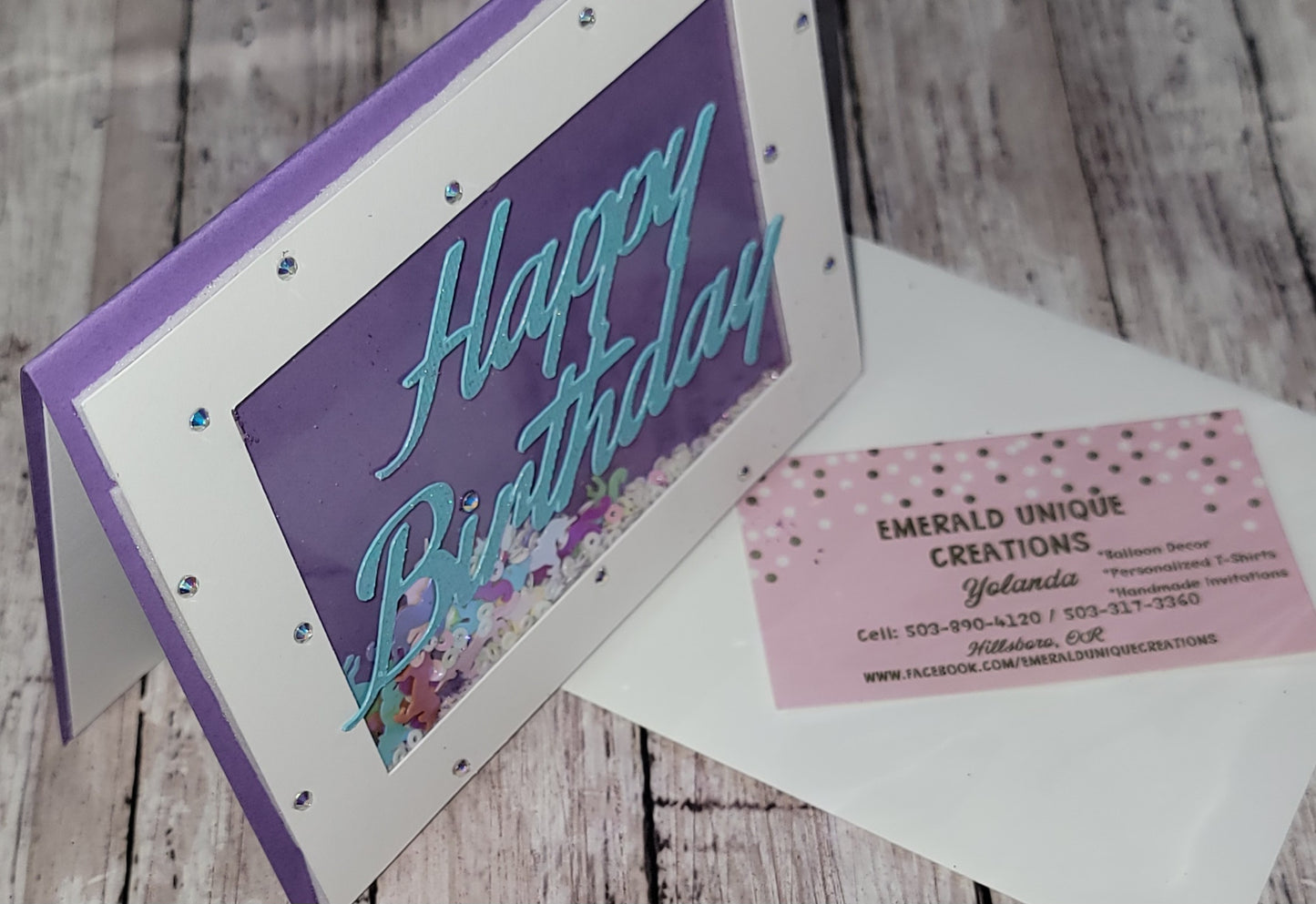 Birthday Shaker Card