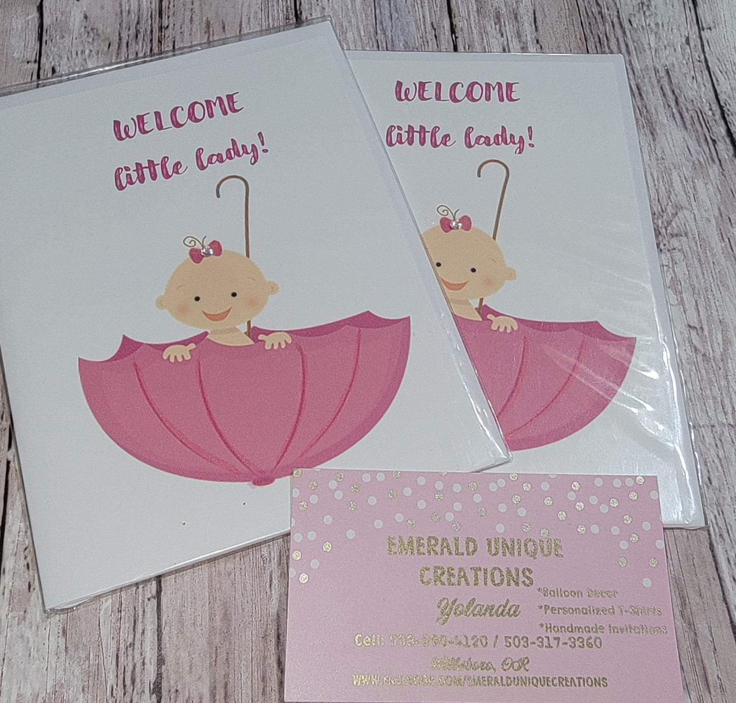 "BABYSHOWER" Cards