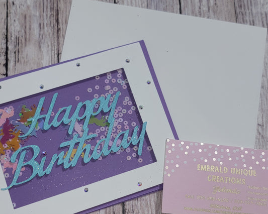 Birthday Shaker Card