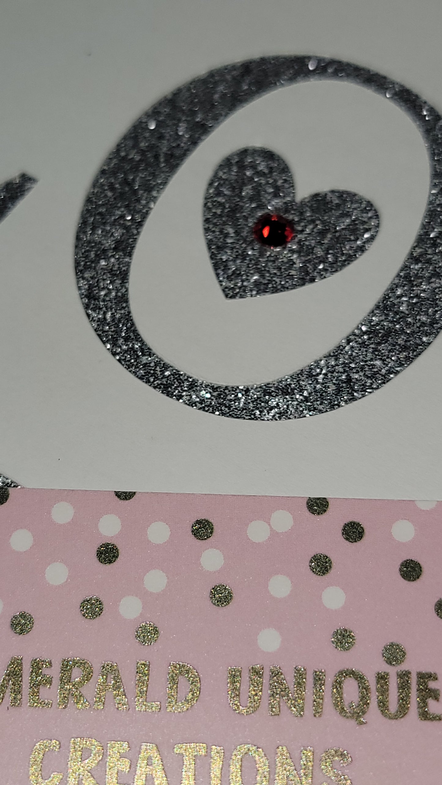 "Glitter" Love Card