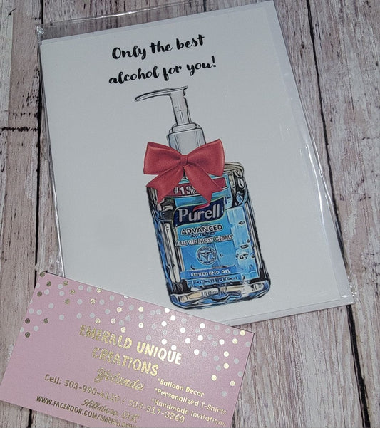 "Purell" B-Day Card